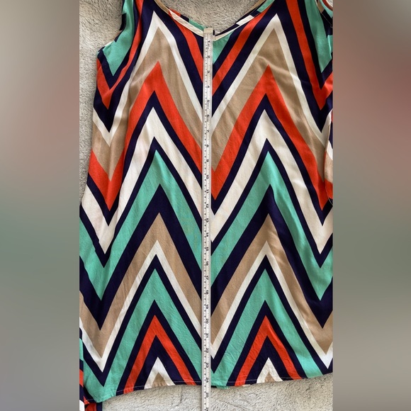 Rue 21 Chevron Spaghetti Strap Dress - Large - Picture 7 of 9